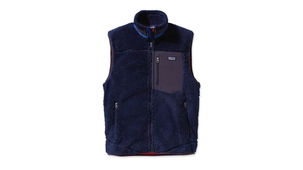 Patagonia Classic Retro-X Vest - Men's-Natural/Classic Navy-Small