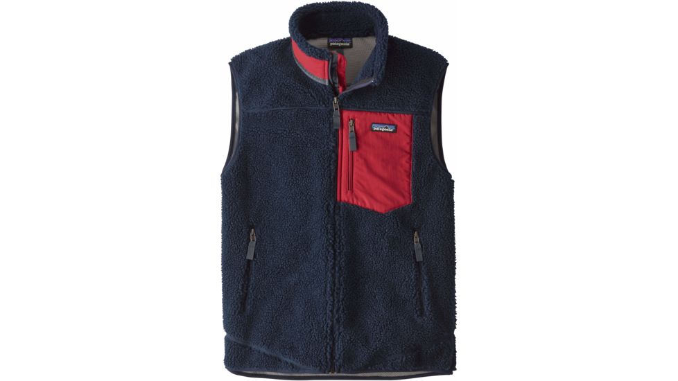 Patagonia Classic Retro-X Vest - Men's-X-Small-Navy Blue/Classic Red