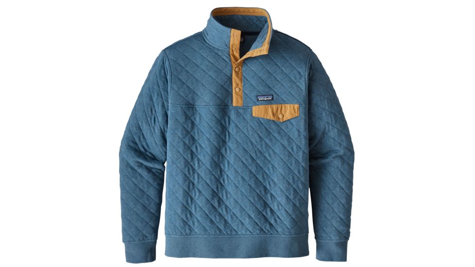 Patagonia Cotton Quilt Snap-T Pullover - Men's -Bay Blue-X-Large