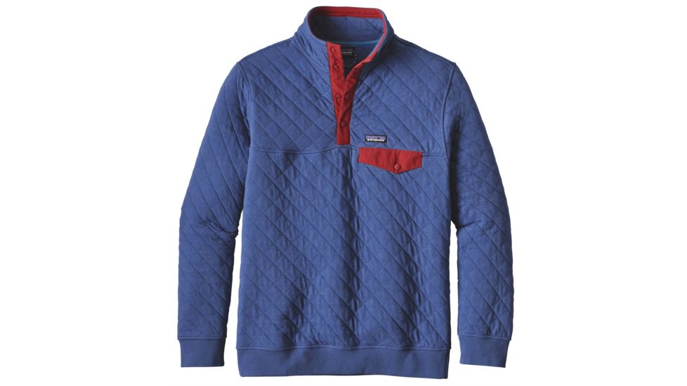 Patagonia Cotton Quilt Snap-T Pullover - Men's -Harvest Moon Blue-Small