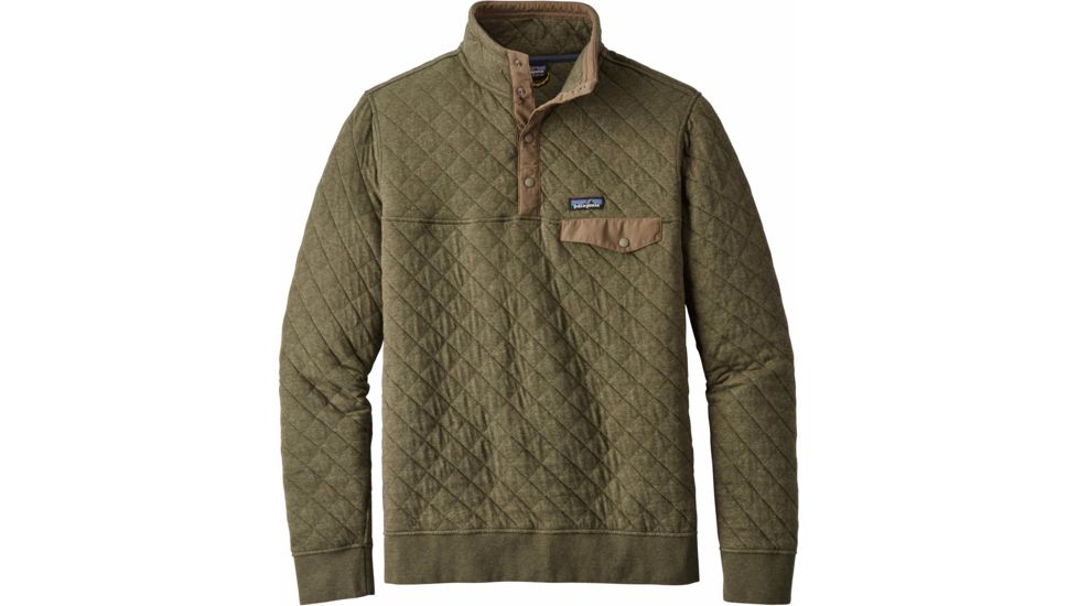 Patagonia Cotton Quilt Snap-T Pullover - Men's -Industrial Green-XX-Large