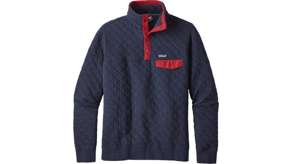 Patagonia Cotton Quilt Snap-T Pullover - Men's -Navy Blue-XX-Large