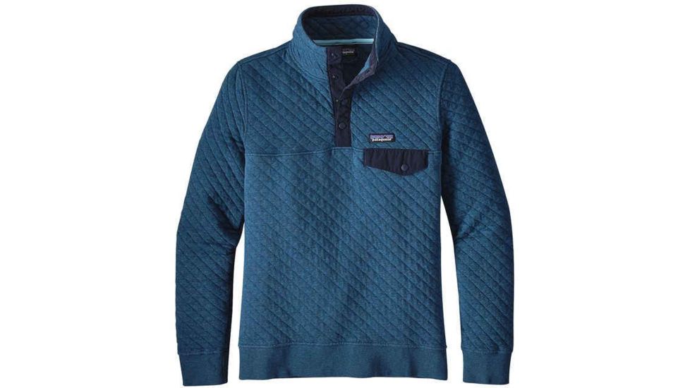 Patagonia Cotton Quilt Snap-T Pullover - Women's-Big Sur Blue-Medium