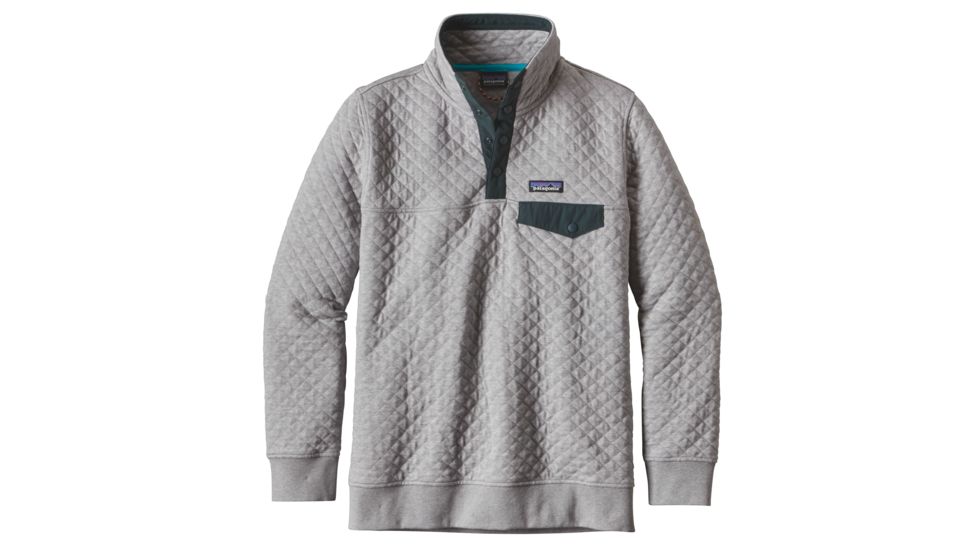 Patagonia Cotton Quilt Snap-T Pullover - Women's-Drifter Grey-Large