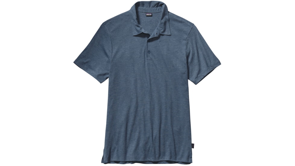 Patagonia Daily Tri-Blend Polo - Men's -Glass Blue-Small