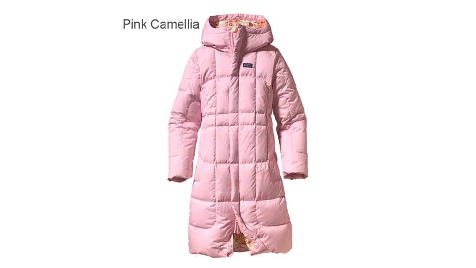 Patagonia Down Coat Girl's - Blue Butterfly - Medium
