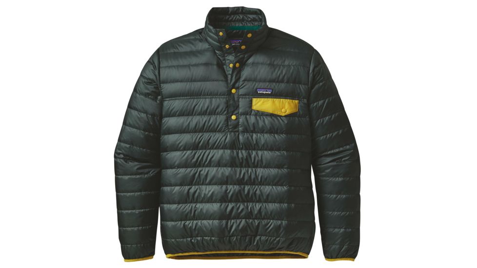 Patagonia Down Snap-T Pullover - Men's -Carbon-X-Large