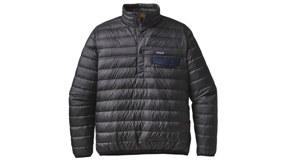 Patagonia Down Snap-T Pullover - Men's -Forge Grey-XX-Large
