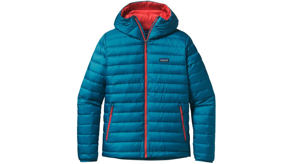 Down Sweater Full-Zip Hoody - Mens-Large-Underwater Blue