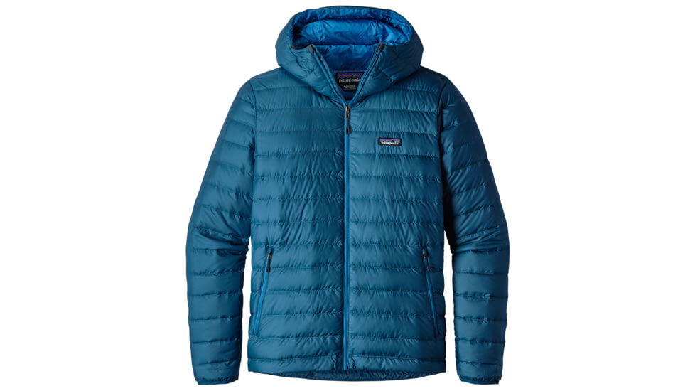 Patagonia Down Sweater Hoody - Men's -Big Sur Blue-Small