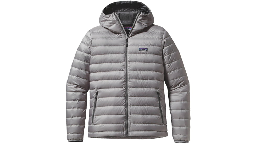 Patagonia Down Sweater Hoody - Men's -Feather Grey/Forge Grey-XX-Large