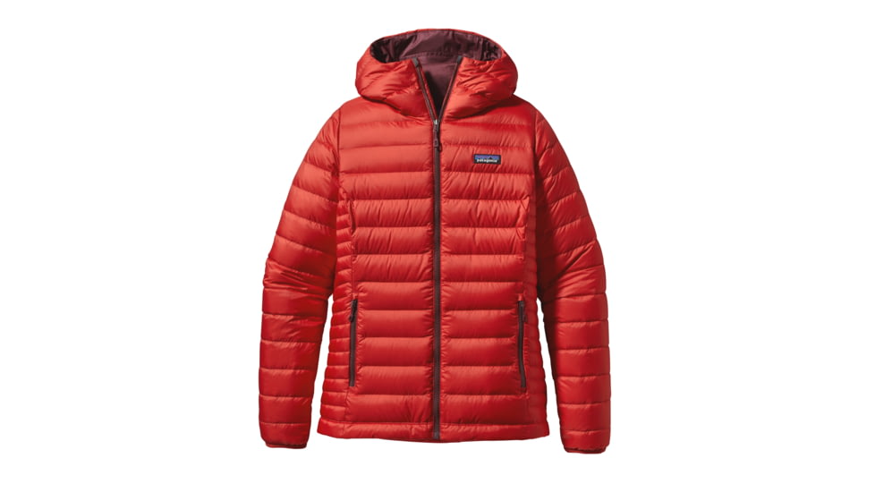 Patagonia Down Sweater Hoody - Women's-Cochineal Red-X-Small