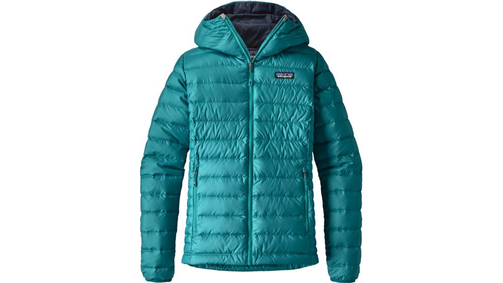 Patagonia Down Sweater Hoody - Women's-Elwha Blue-Large