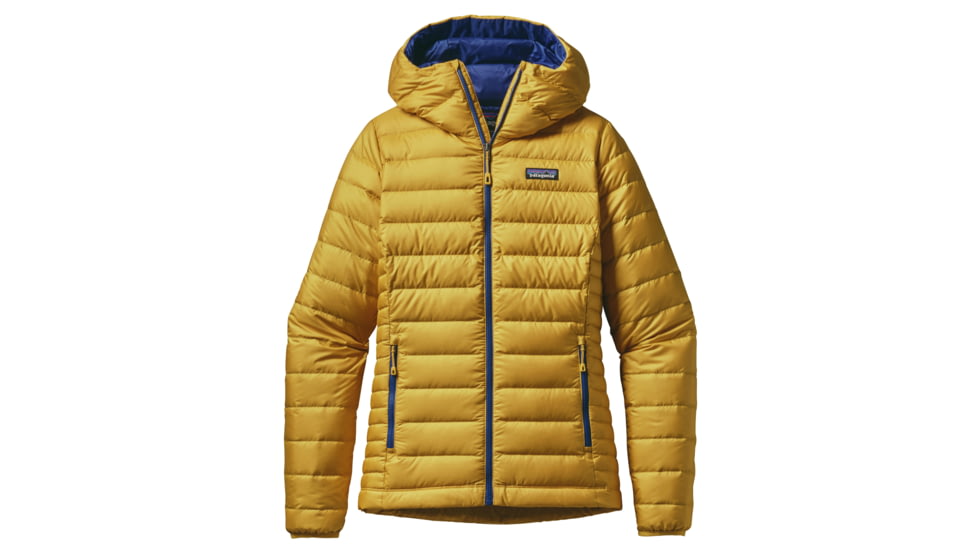 Patagonia Down Sweater Hoody - Women's-Sulphur Yellow-X-Large