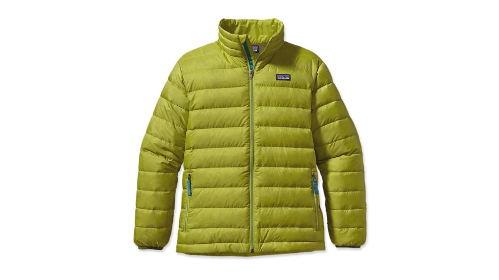 Patagonia Down Sweater Jacket - Boy's-Fatigue Green-Large
