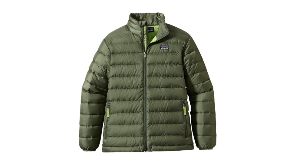 Patagonia Down Sweater Jacket - Boy's-Camp Green-Small
