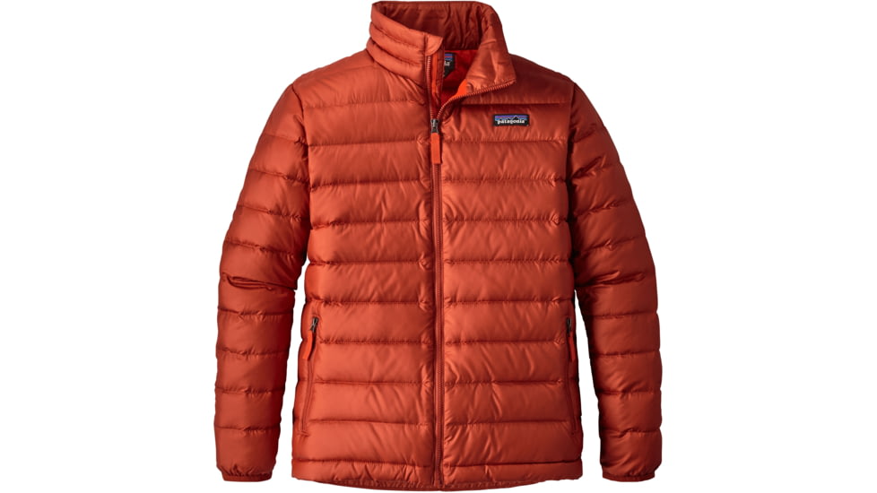 Patagonia Down Sweater Jacket - Boy's-Small-Roots Red