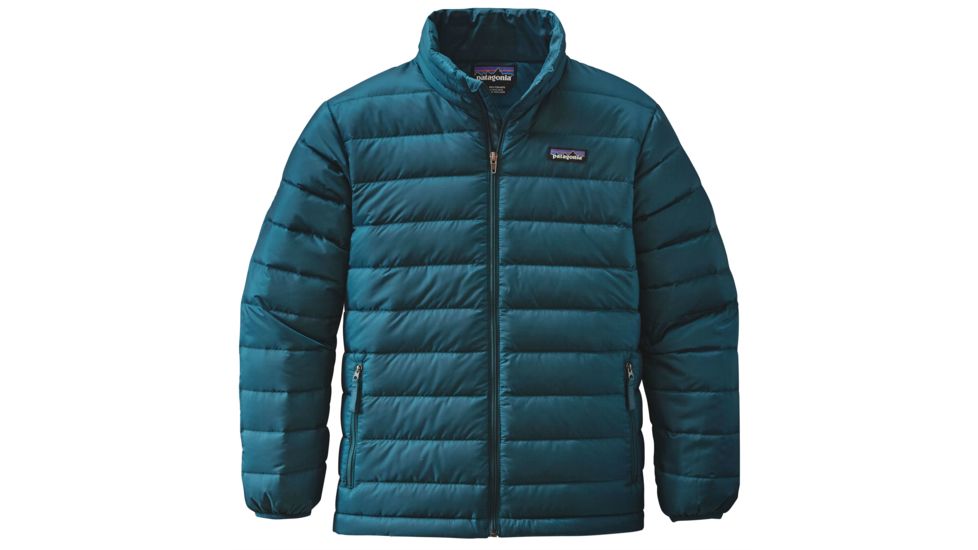 Patagonia Down Sweater Jacket - Boy's-X-Small-Deep Sea Blue