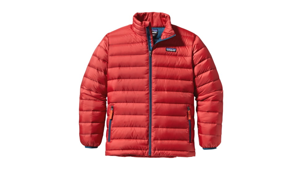 Patagonia Down Sweater Jacket - Boys-X-Large-Sumac Red