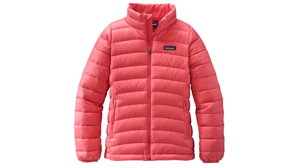 Patagonia Down Sweater Jacket - Girl's-Small-Indy Pink