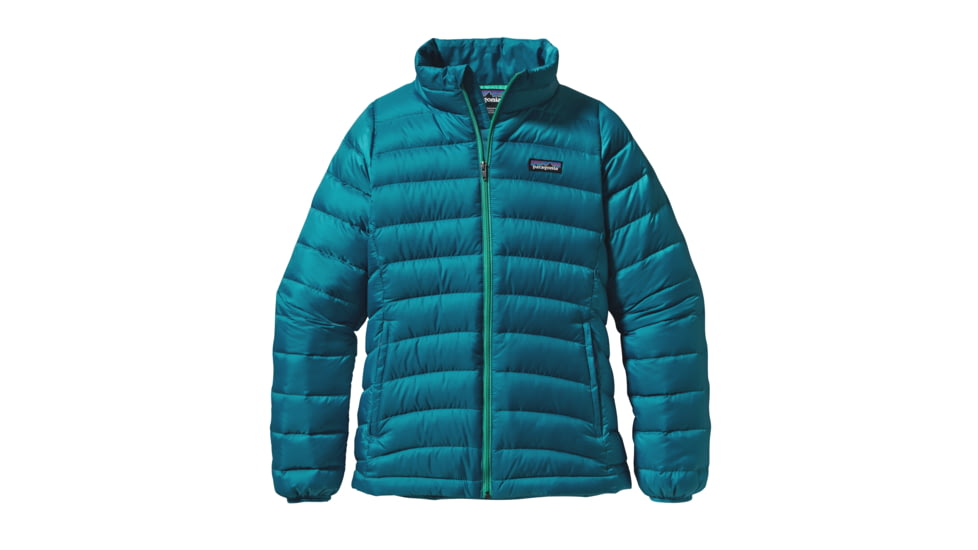 Patagonia Down Sweater Jacket - Girls-Medium-Underwater Blue