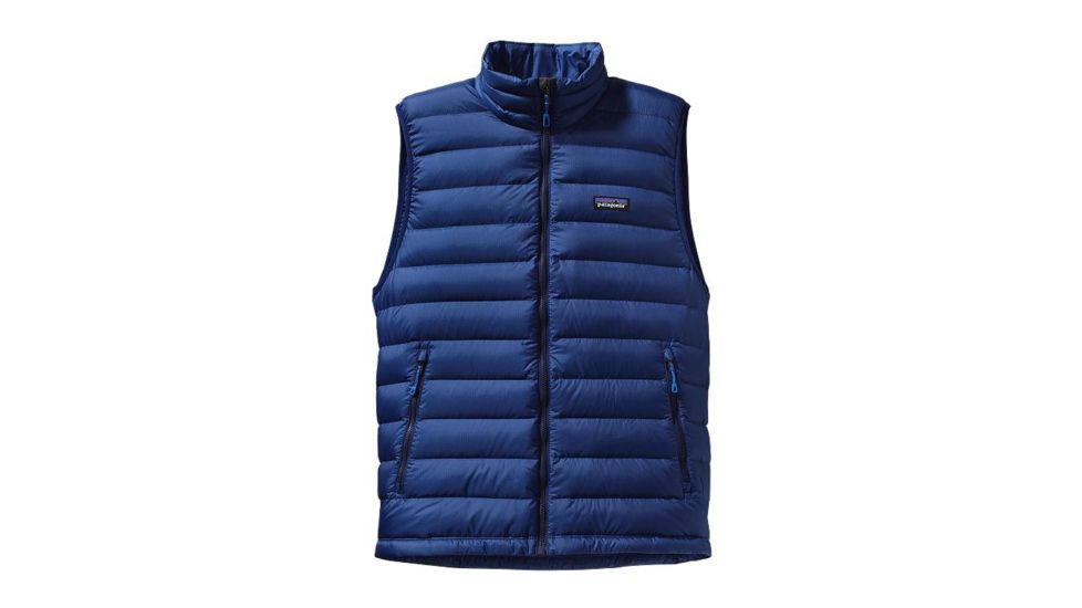 Patagonia Down Sweater Vest - Men's-Channel Blue-X-Small