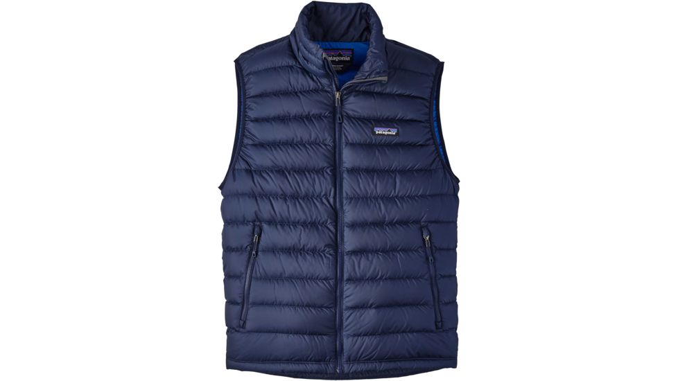 Patagonia Down Sweater Vest - Men's-X-Small-Navy Blue/Navy Blue