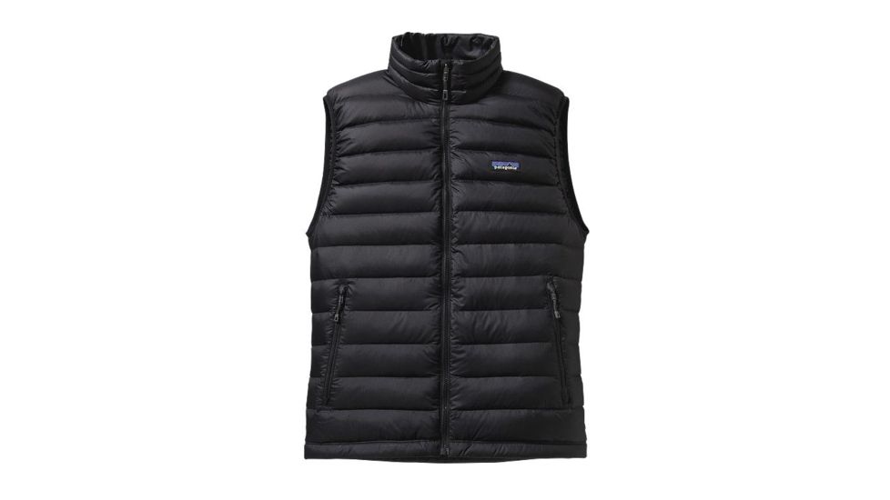 Patagonia Down Sweater Vest - Mens-Black-Small