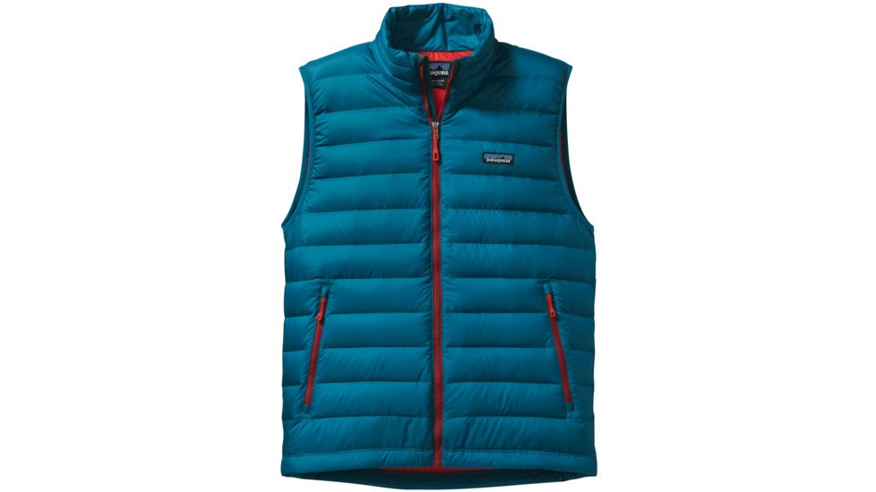 Down Sweater Vest - Mens-Small-Underwater Blue