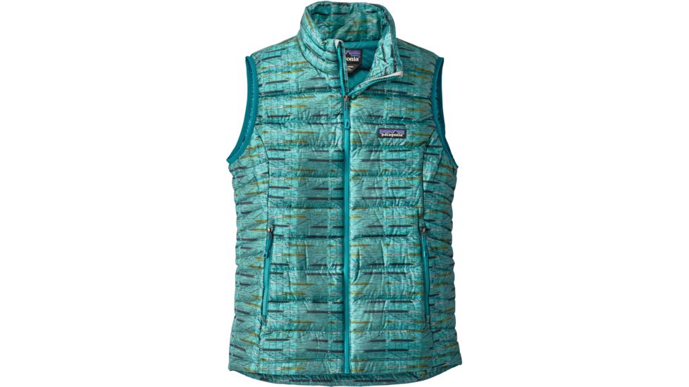 Patagonia Down Sweater Vest - Women's-Large-Elwha Ikat Small/Strait Blue