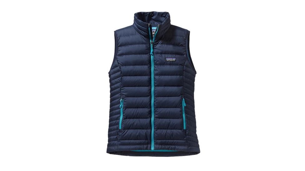 Patagonia Down Sweater Vest - Women's-Navy Blue-X-Small