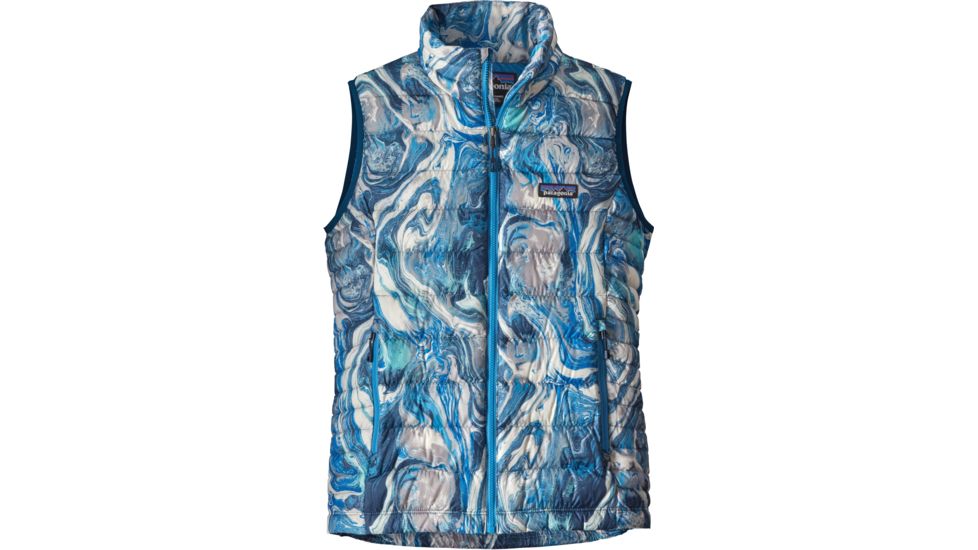Patagonia Down Sweater Vest - Women's-X-Small-Rivermouth/Big Sur Blue