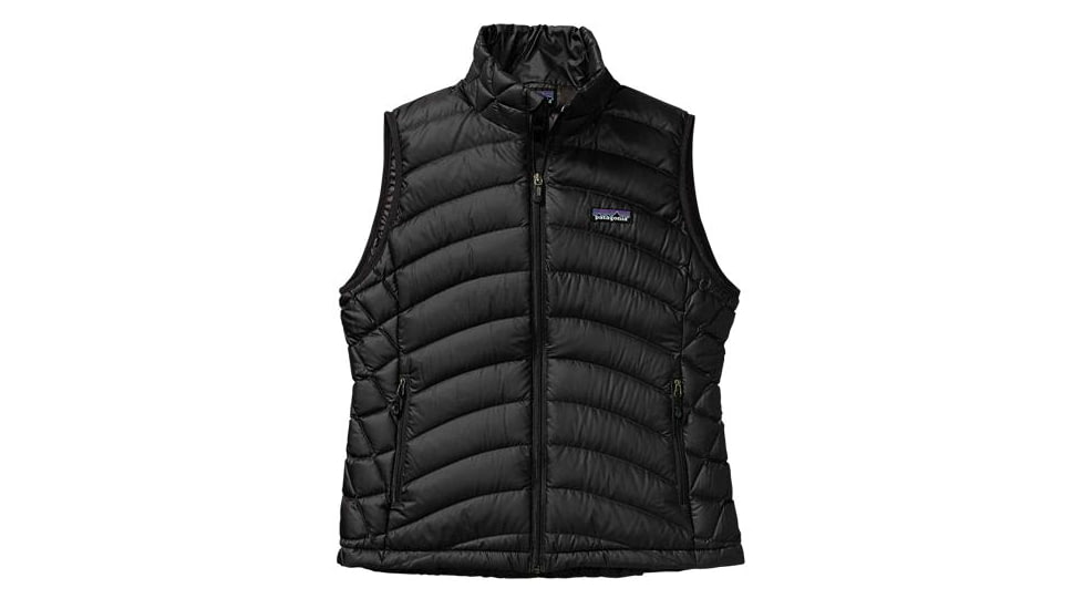 Patagonia Down Sweater Vest Womens - Black-Medium