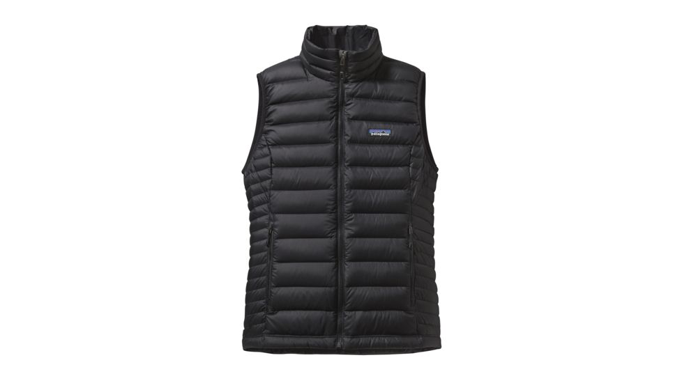 Patagonia Down Sweater Vest - Womens-Black-Large