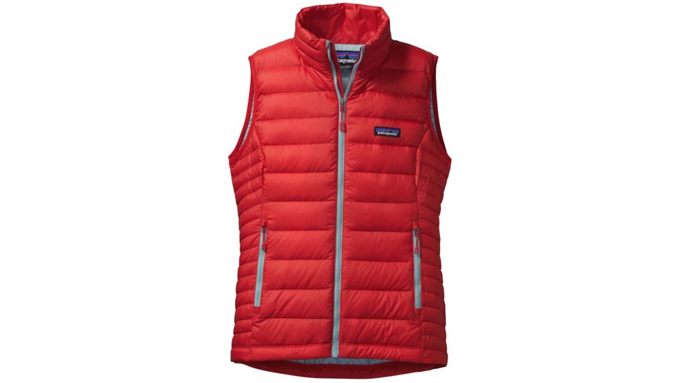 Down Sweater Vest - Womens-Medium-French Red