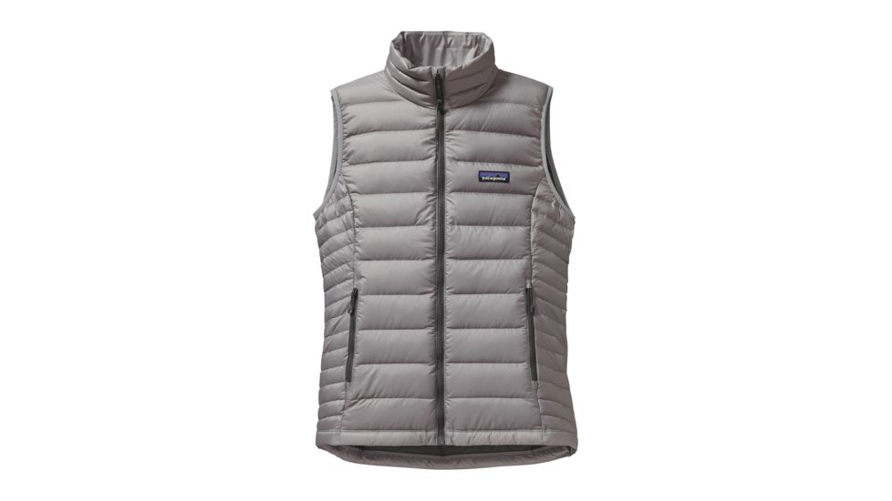 Patagonia Down Sweater Vest - Womens-Large-Feather Grey