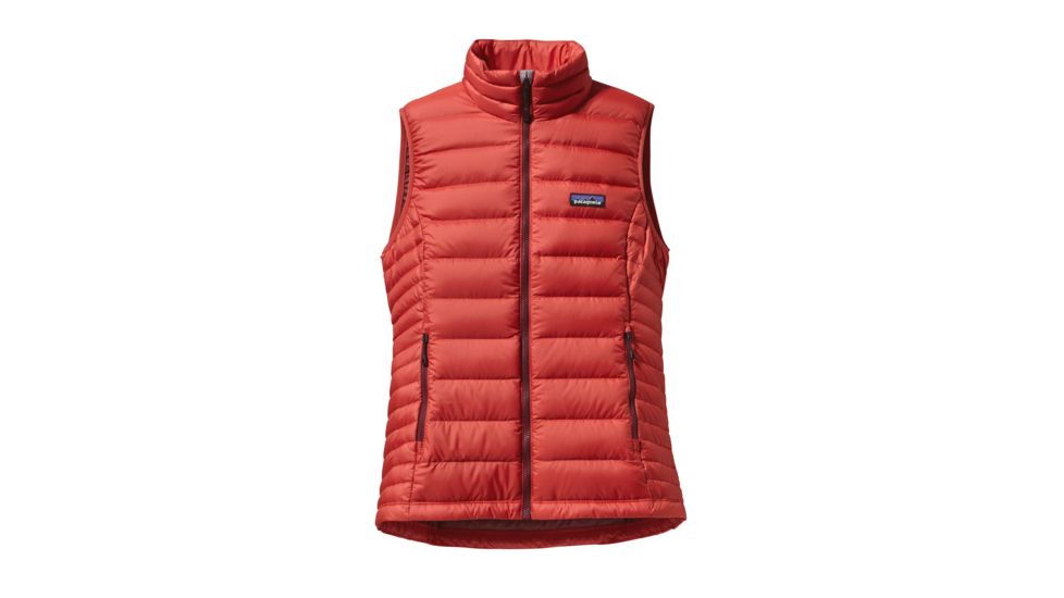 Patagonia Down Sweater Vest - Womens-Large-Sumac Red