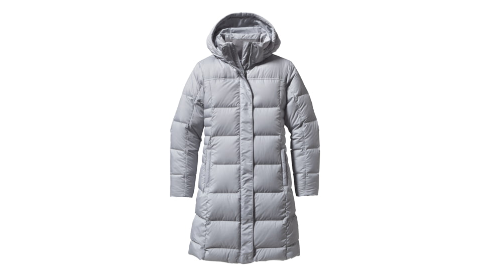 Patagonia Down With It Parka - Womens-Pebble Grey-X-Small