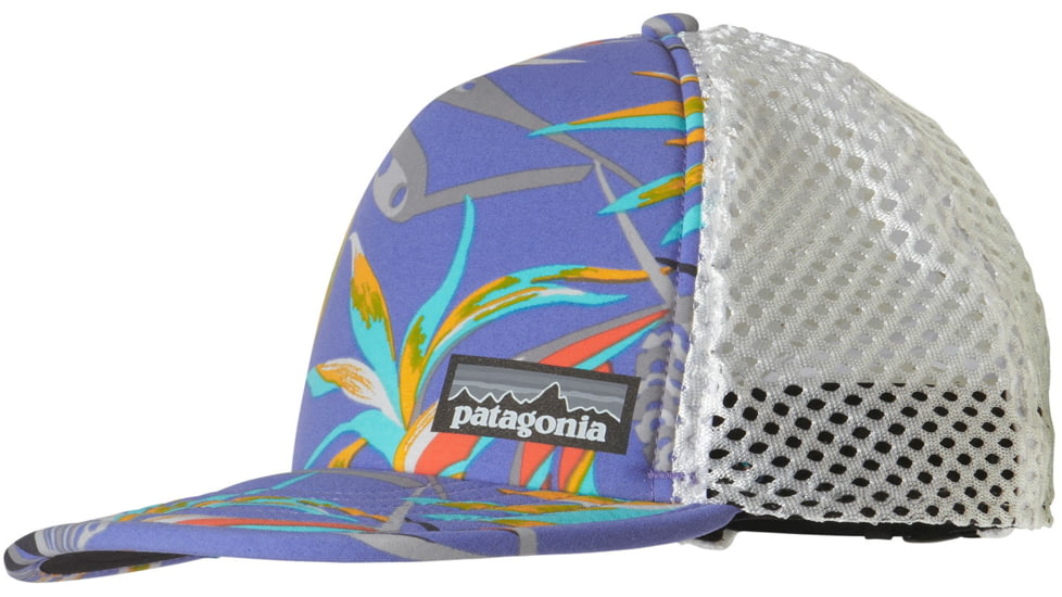 Patagonia Duckbill Trucker Hat - Men's -Piton Paradise/Violet Blue