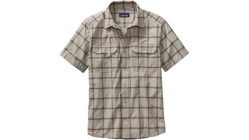 El Ray Short Sleeve Shirt - Mens-X-Large-Happy Bolders/El Cap Khaki