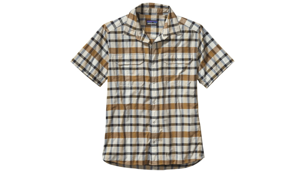 Patagonia El Ray Short Sleeve Shirt - Men's-Medium-Truckee/Rattan