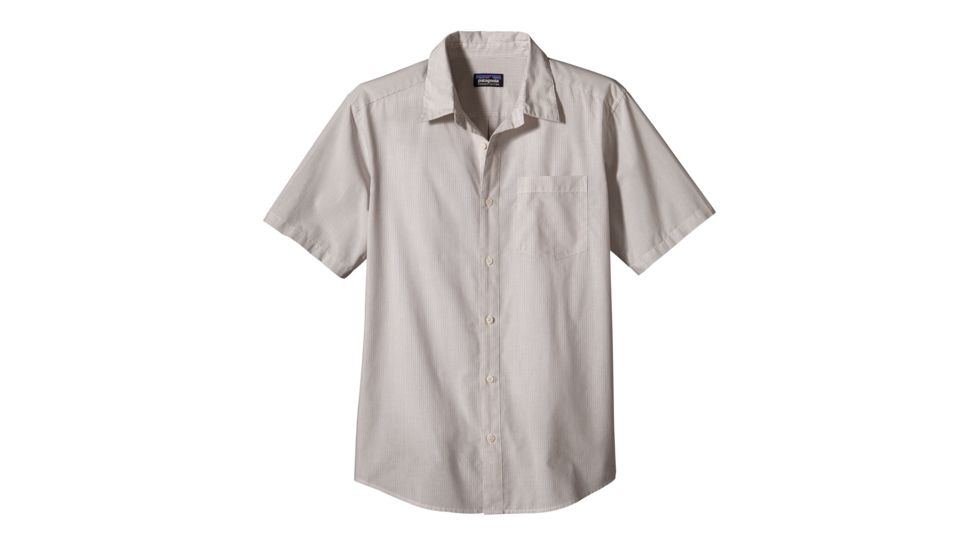 Patagonia Fezzman Short Sleeve Shirt - Men's-Fiddleback/White-Small