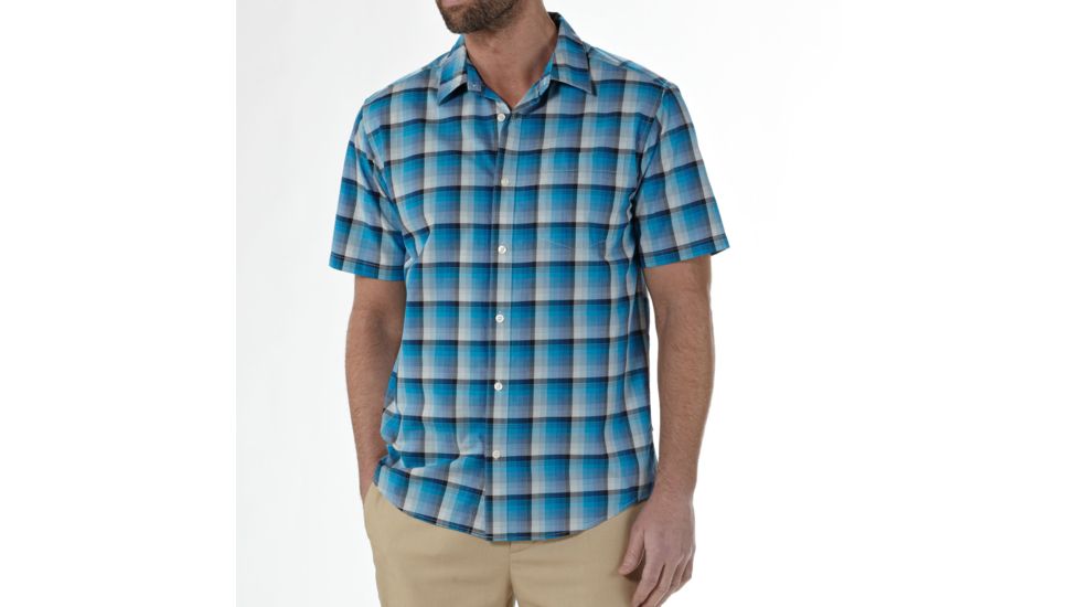 Patagonia Fezzman Short Sleeve Shirt - Men's-Hacksaw/Bandana Blue-X-Small
