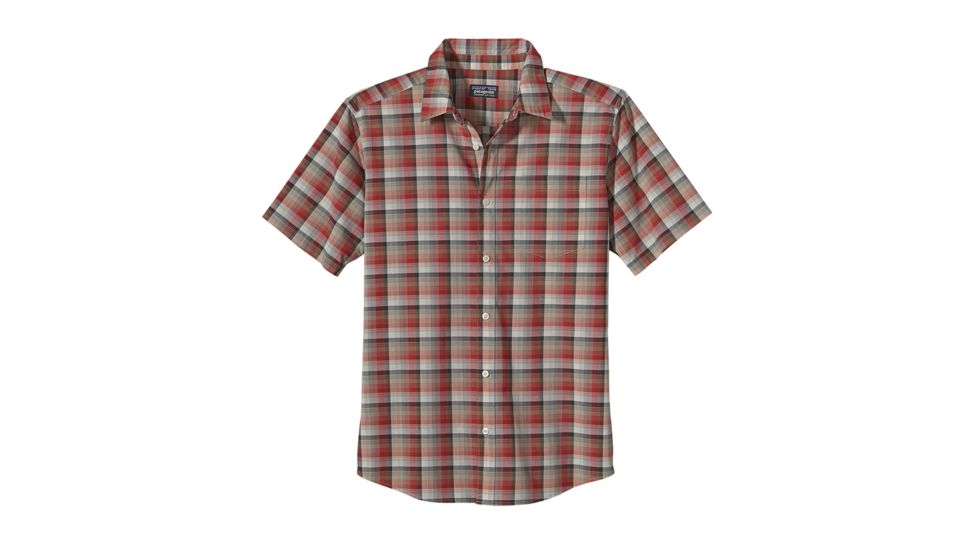 Patagonia Fezzman Short Sleeve Shirt - Men's-Hacksaw/Paintbrush Red-Small