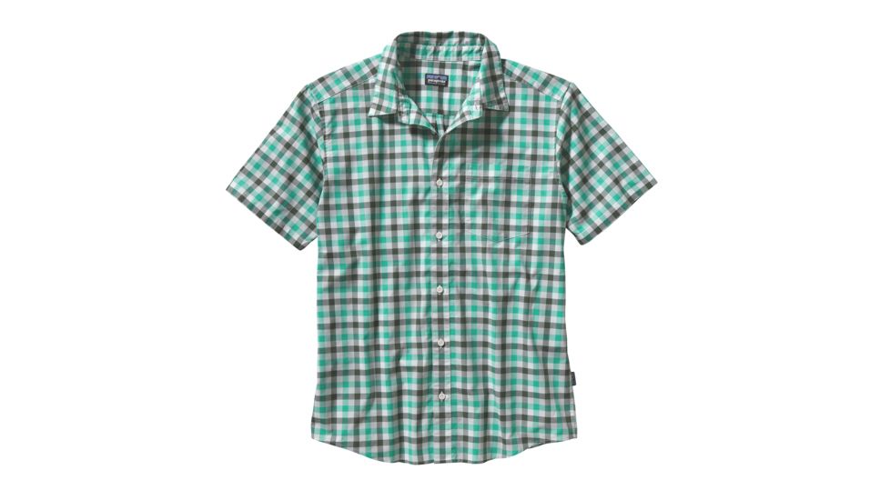 Patagonia Fezzman Short Sleeve Shirt - Mens-Torre/Desert Turquoise-X-Large