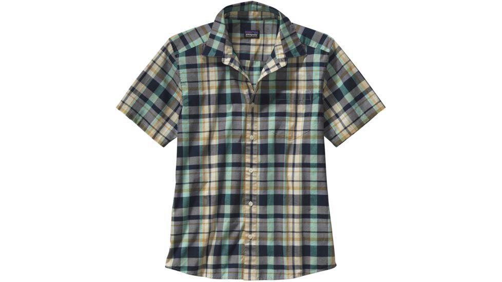 Fezzman Short Sleeve Shirt - Mens-X-Large-Sisquoc/Distilled Green