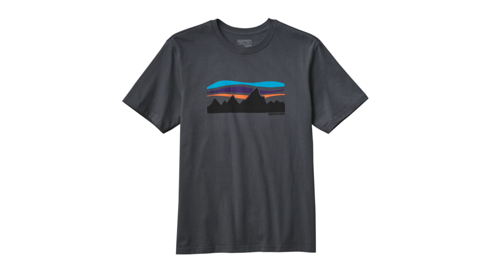 Patagonia Fitz Roy Banner Cotton T-Shirt - Men's -Forge Grey-XX-Large