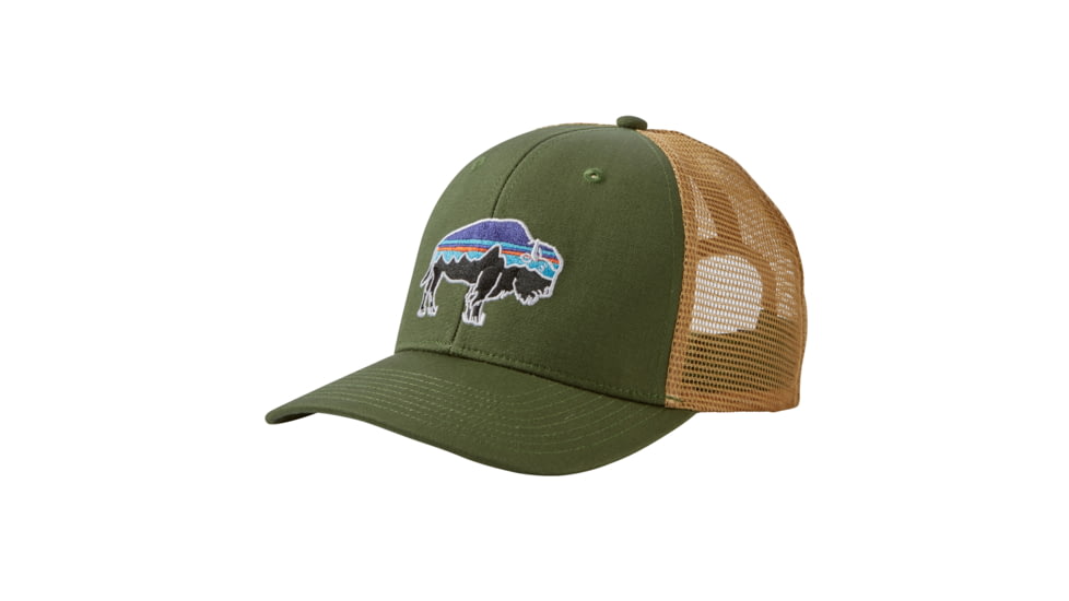 Patagonia Fitz Roy Bison Trucker Hat - Men's-Buffalo Green