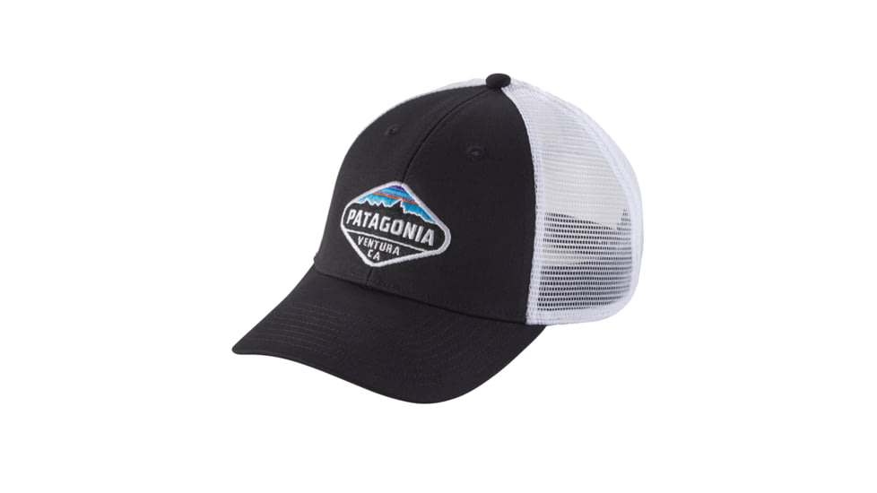 Patagonia Fitz Roy Crest LoPro Trucker Hat-Black-One Size-One Size