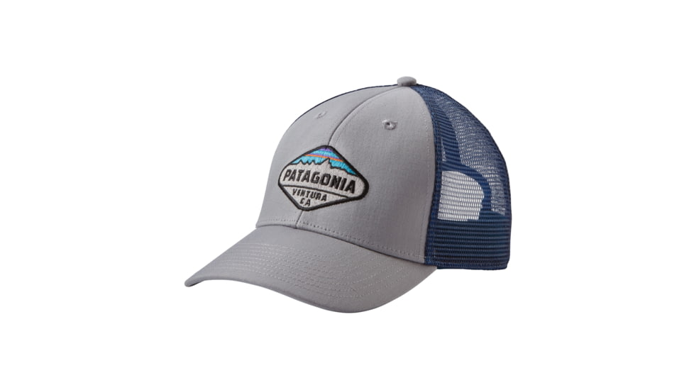 Patagonia Fitz Roy Crest LoPro Trucker Hat - Men's-Drifter Grey-One Size-One Size